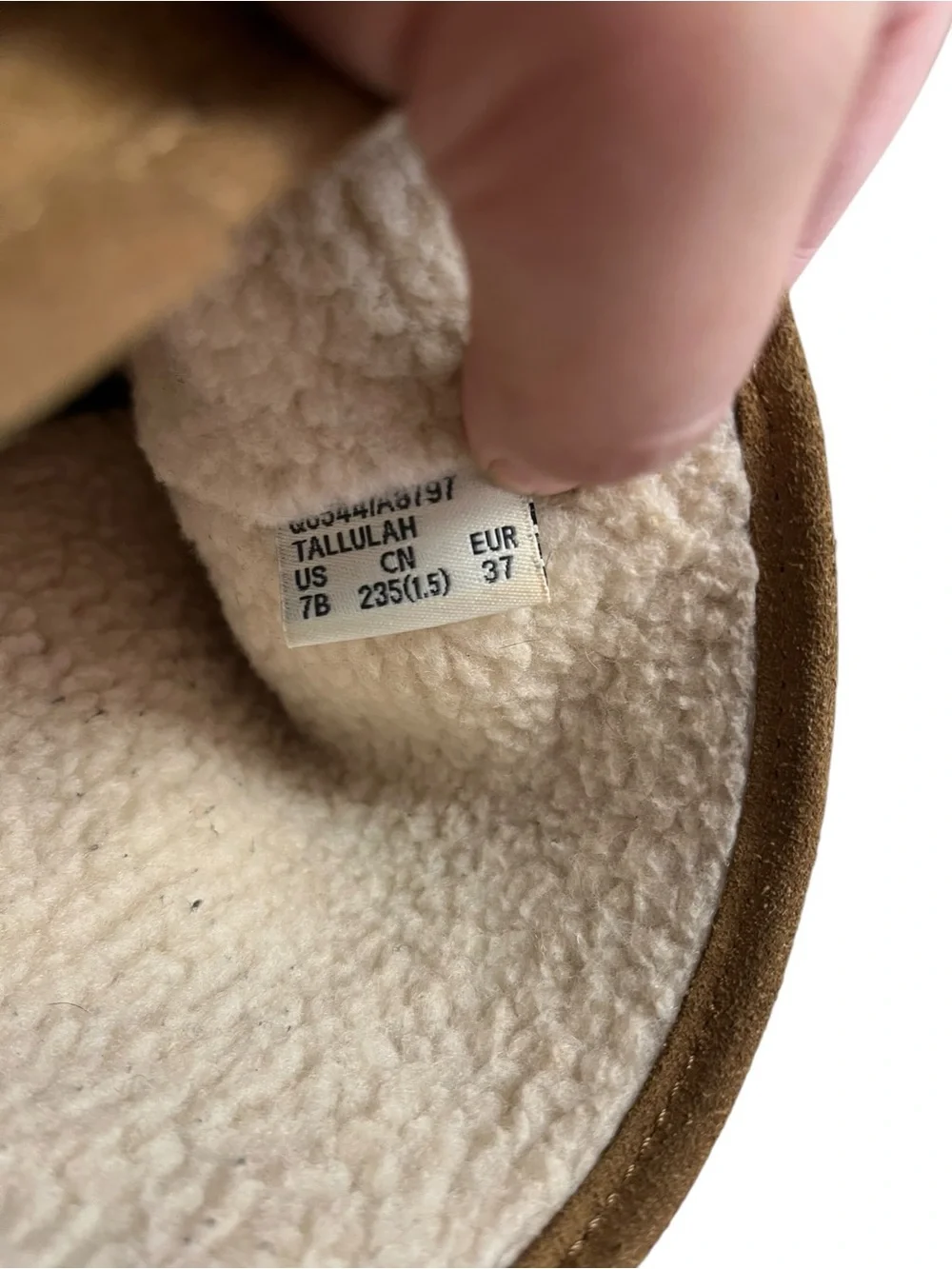 Coach Tallulah Boots Women’s 7 B Brown Suede Shearling Mid Calf Buckle Gold Logo